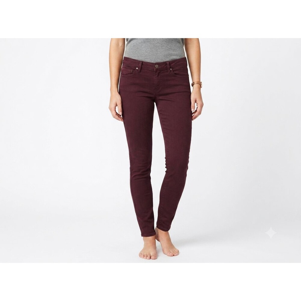 Paige Verdugo Ankle Jeans Size 28 Burgandy Maroon Skinny EUC 28X28